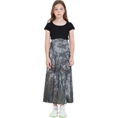 Nature s Resilience: Tierra Del Fuego Forest, Argentina Kids  Flared Maxi Skirt by dflcprintsclothing