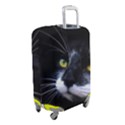 Face Black Cat Luggage Cover (Small) View2