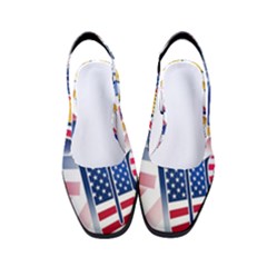 United States Of America Usa  Images Independence Day Women s Classic Slingback Heels by Ket1n9