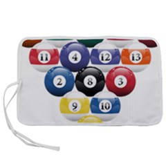 Racked Billiard Pool Balls Pen Storage Case (s) by Ket1n9