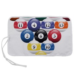 Racked Billiard Pool Balls Pen Storage Case (l) by Ket1n9