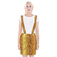 Golden Pattern Vintage Gradient Vector Braces Suspender Skirt by Ket1n9