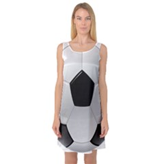 Soccer Ball Sleeveless Satin Nightdress by Ket1n9