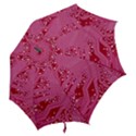 Pink Circuit Pattern Hook Handle Umbrellas (Large) View2