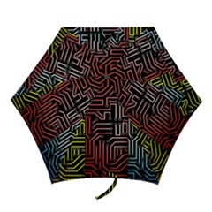 Circuit Board Seamless Patterns Set Mini Folding Umbrellas by Ket1n9