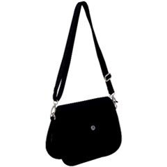 Black Saddle Handbag by Ket1n9