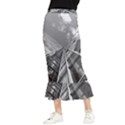 Architecture-skyscraper Maxi Fishtail Chiffon Skirt View1