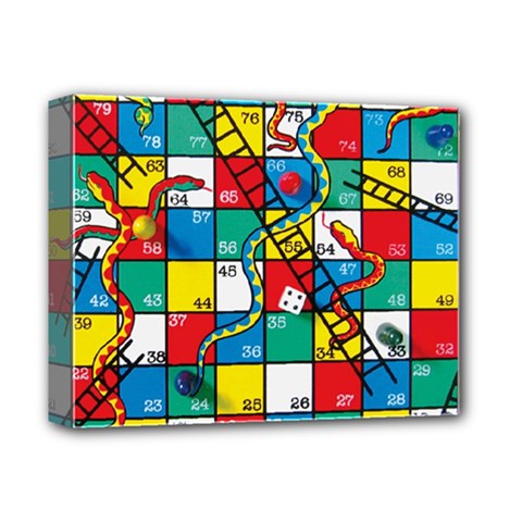 Snakes And Ladders Deluxe Canvas 14  X 11  (stretched) by Ket1n9