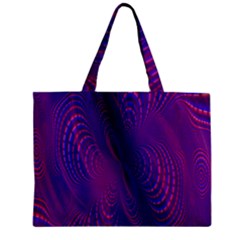 Abstract-fantastic-fractal-gradient Zipper Mini Tote Bag by Ket1n9