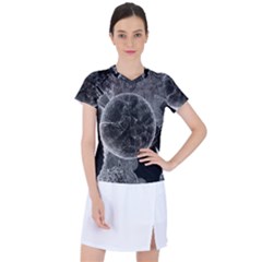 Space-universe-earth-rocket Women s Sports Top by Ket1n9
