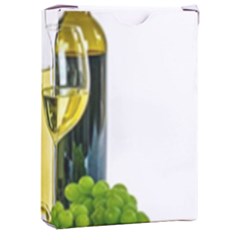 White-wine-red-wine-the-bottle Playing Cards Single Design (rectangle) With Custom Box by Ket1n9