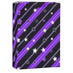 Christmas Paper Star Texture Playing Cards Single Design (rectangle) With Custom Box by Ket1n9