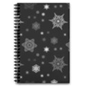 Christmas Snowflake Seamless Pattern With Tiled Falling Snow 5.5  x 8.5  Notebook View1