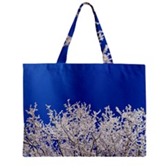 Crown-aesthetic-branches-hoarfrost- Zipper Mini Tote Bag by Ket1n9