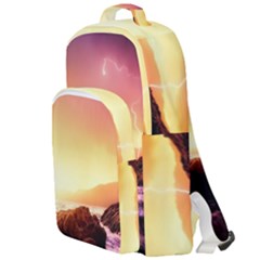 California-sea-ocean-pacific Double Compartment Backpack by Ket1n9