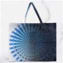 Data-computer-internet-online Zipper Large Tote Bag View1