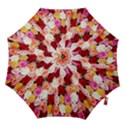 Rose Color Beautiful Flowers Hook Handle Umbrellas (Medium) View1