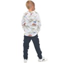 Dinosaur Art Pattern Kids  Overhead Hoodie View2