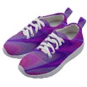 Purple-star-sun-sunshine-fractal Kids Athletic Shoes View2