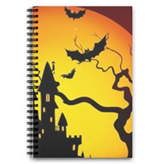 Halloween Night Terrors 5 5  X 8 5  Notebook by Ket1n9