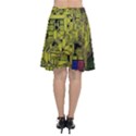 Technology Circuit Board Chiffon Wrap Front Skirt View2