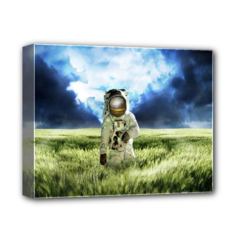 Astronaut Deluxe Canvas 14  X 11  (stretched) by Ket1n9