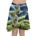 Astronaut Chiffon Wrap Front Skirt View1