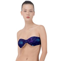 Realistic-night-sky-poster-with-constellations Classic Bandeau Bikini Top  by Ket1n9