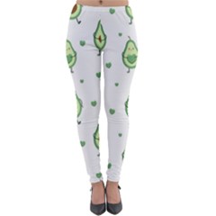Cute-seamless-pattern-with-avocado-lovers Lightweight Velour Leggings by Ket1n9