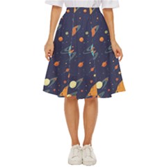 Space Galaxy Planet Universe Stars Night Fantasy Classic Short Skirt by Ket1n9