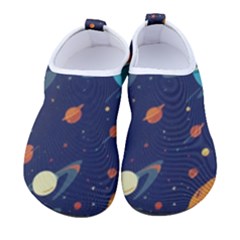 Space Galaxy Planet Universe Stars Night Fantasy Men s Sock-style Water Shoes by Ket1n9