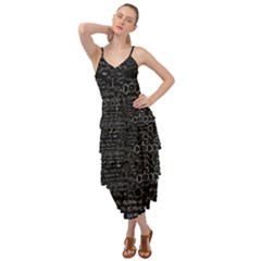 Medical Biology Detail Medicine Psychedelic Science Abstract Abstraction Chemistry Genetics Pattern Layered Bottom Dress by Grandong