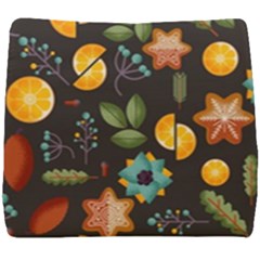 Christmas-seamless-pattern   - Seat Cushion by Grandong