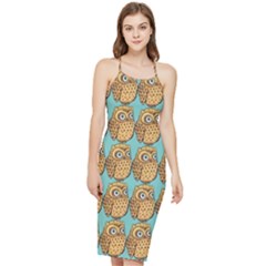 Owl-stars-pattern-background Bodycon Cross Back Summer Dress by Grandong