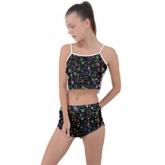 Illustration Universe Star Planet Summer Cropped Co-ord Set by Grandong