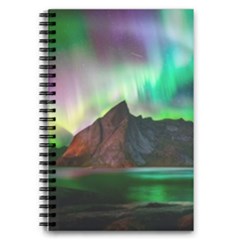 Aurora Borealis Nature Sky Light 5 5  X 8 5  Notebook by Grandong