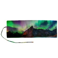 Aurora Borealis Nature Sky Light Roll Up Canvas Pencil Holder (m) by Grandong