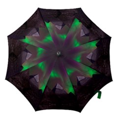 Aurora Northern Lights Celestial Magical Astronomy Hook Handle Umbrellas (medium) by Grandong