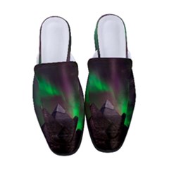 Aurora Northern Lights Celestial Magical Astronomy Women s Classic Backless Heels by Grandong