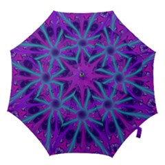 Wallpaper Tie Dye Pattern Hook Handle Umbrellas (medium) by Ravend