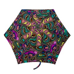 Bending Rotate Distort Waves Mini Folding Umbrellas by Ravend