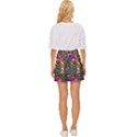 Bending Rotate Distort Waves Mini Front Wrap Skirt View4