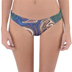 Pattern Psychedelic Hippie Abstract Reversible Hipster Bikini Bottoms by Ravend