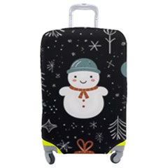 Snowman Christmas Luggage Cover (medium) by Vaneshop