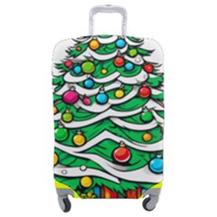 Christmas Tree Luggage Cover (medium) by Vaneshop