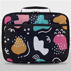 Art Pattern Design Background Print Full Print Lunch Bag by Vaneshop