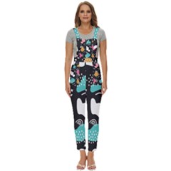 Art Pattern Design Background Print Women s Pinafore Overalls Jumpsuit by Vaneshop