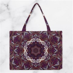 Rosette Kaleidoscope Mosaic Abstract Background Medium Tote Bag by Vaneshop
