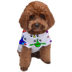 Fish Swim Cartoon Funnycute Dog T-shirt by Sapixe