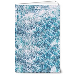 Summer Blue Ocean Wave 8  X 10  Softcover Notebook by Jack14